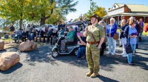 Community Members at Memorial Opening