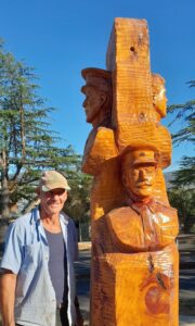 Sculptor John Brady Corryong Avenue of Honour