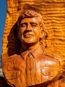 Sculpture 1 Corryong Avenue of Honour